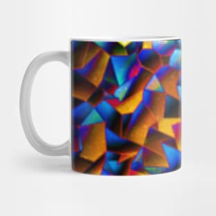 Shattered - Stained Glass Abstract Digital Art Mug